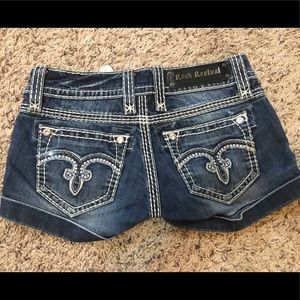 Rock Revival Blue Jean Shorts